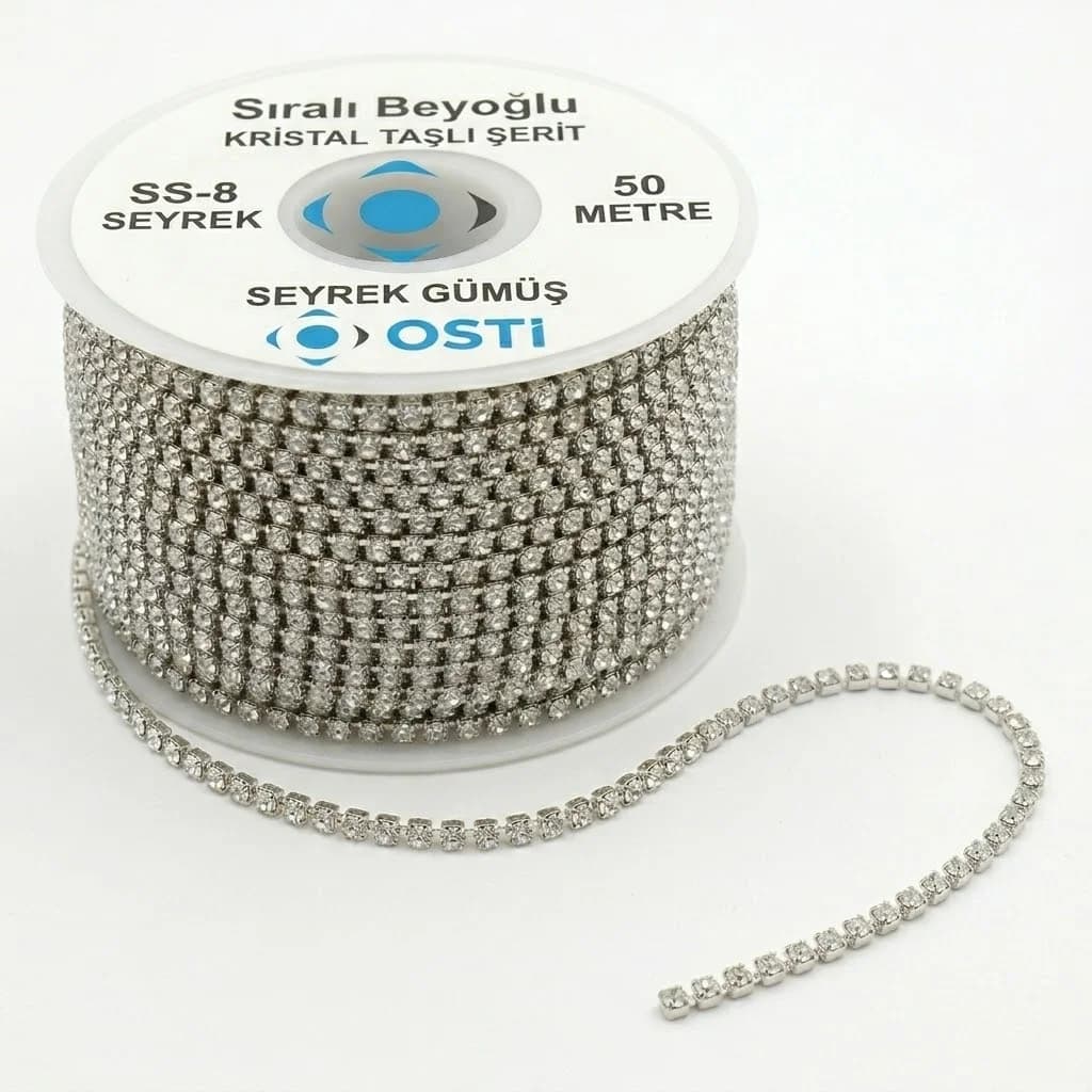 SS-8 SIRALI BEYOĞLU TAŞ SEYREK GÜMÜŞ (50 METRE)