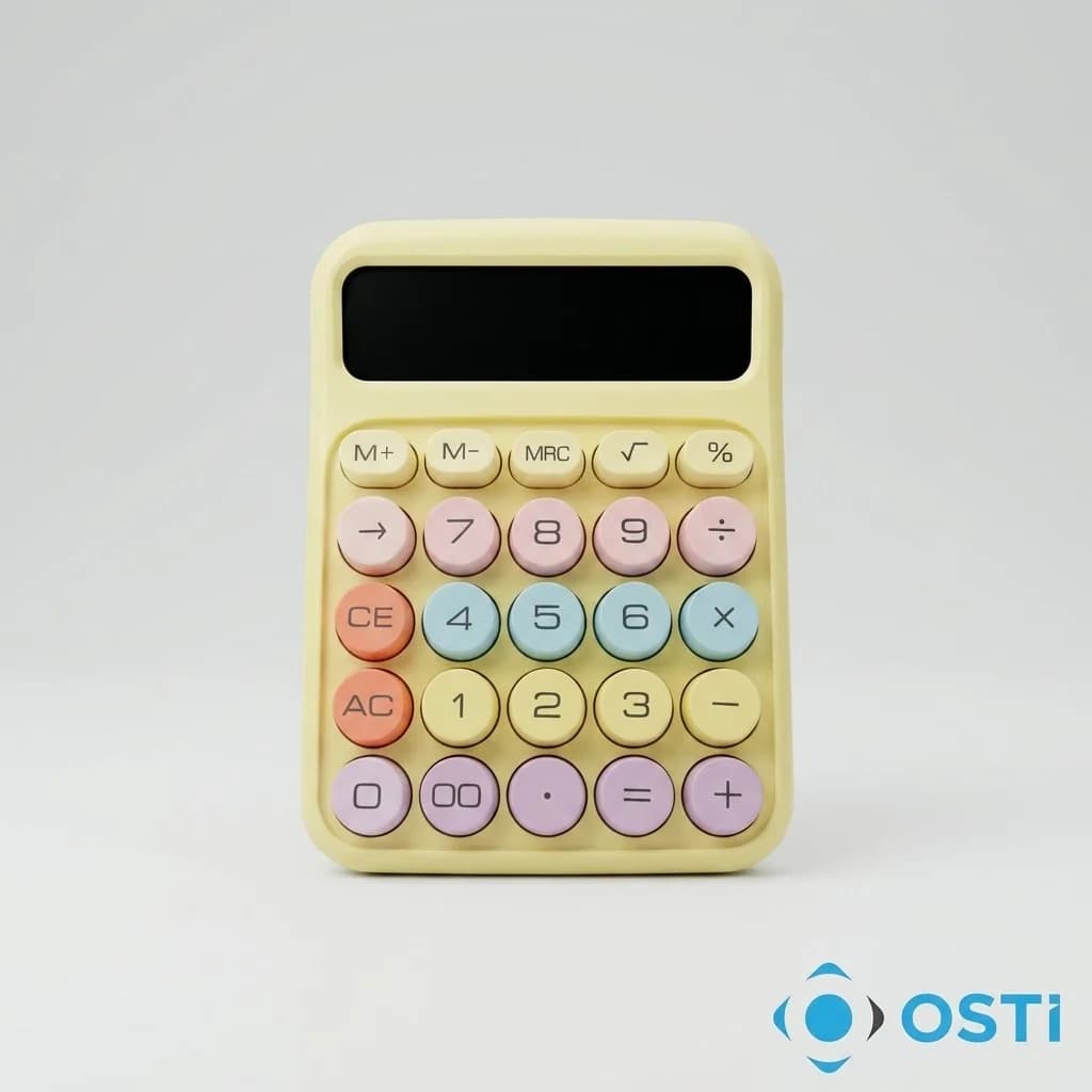 819 RENKLİ HESAP MAKİNESİ 