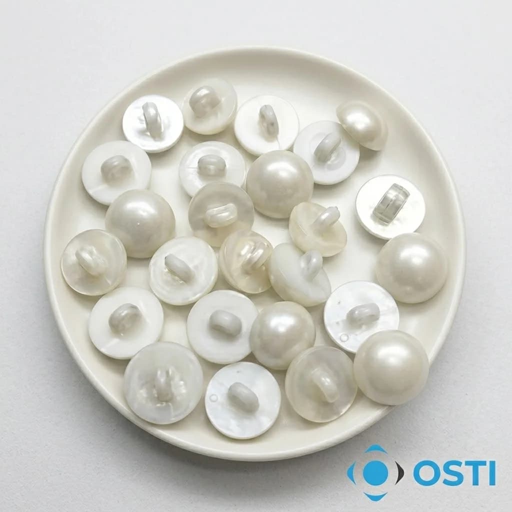 TOP DÜĞME 20MM 1000'Lİ BEYAZ-SİYAH