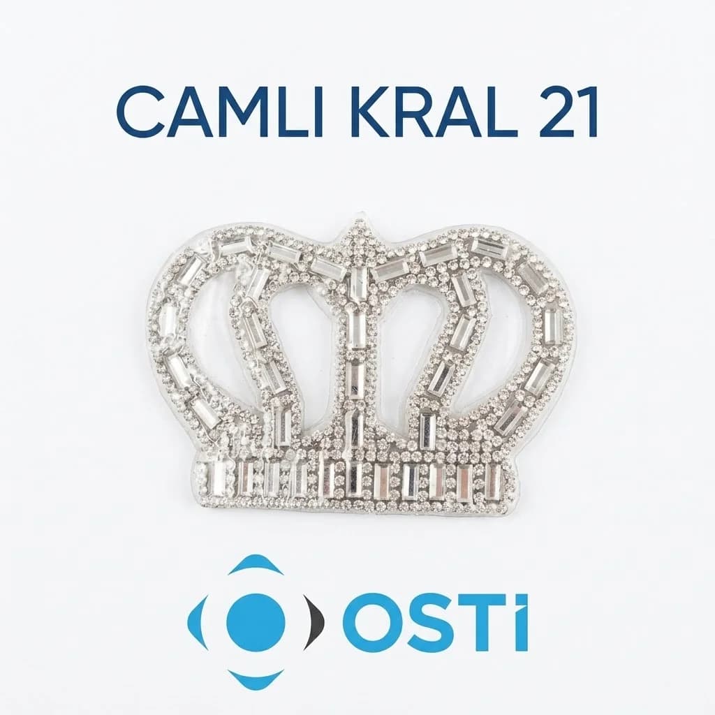 CAMLI KRAL TACI KÜÇÜK 5X8 CM  21'Lİ