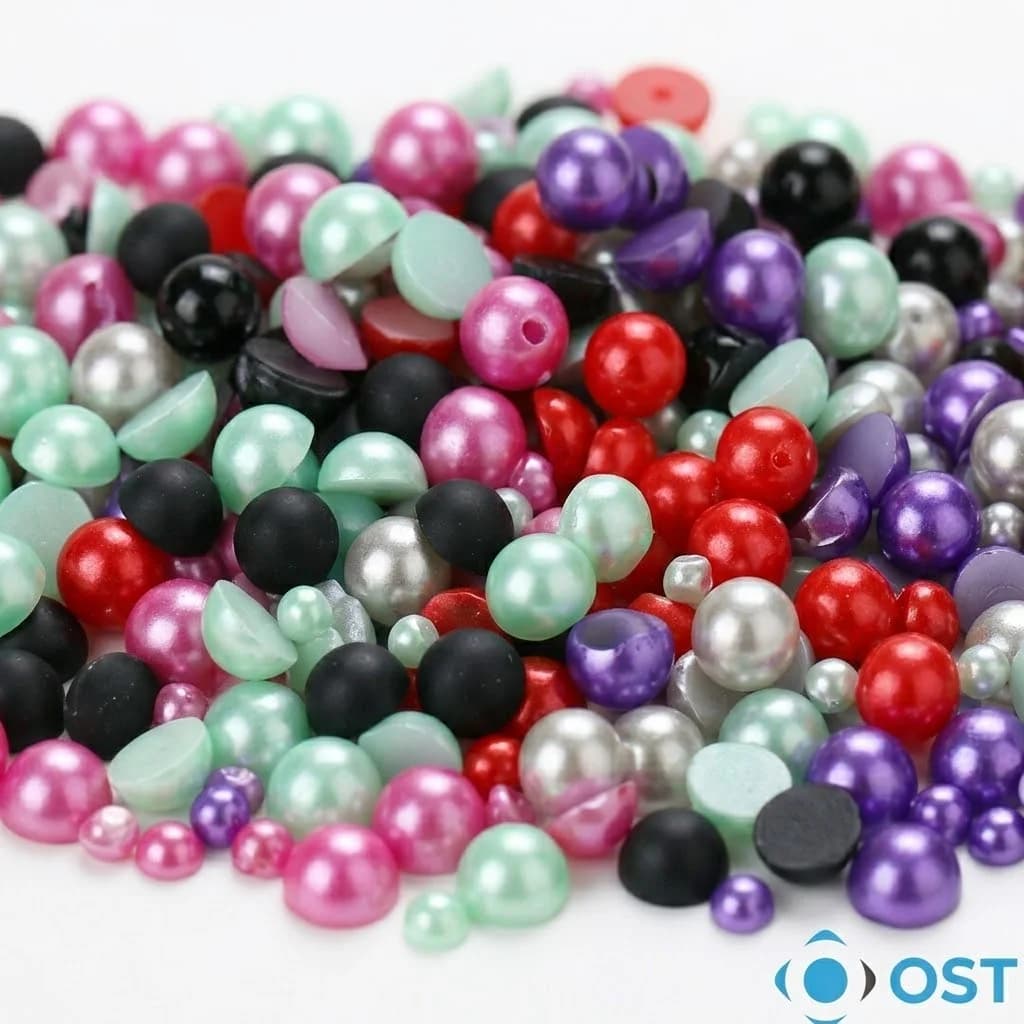 RENKLİ YARIM İNCİ BONCUK 10MM