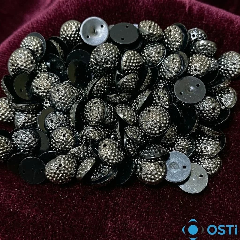 PLASTİK PÜTÜR DETAYLI TAŞ 18MM 
