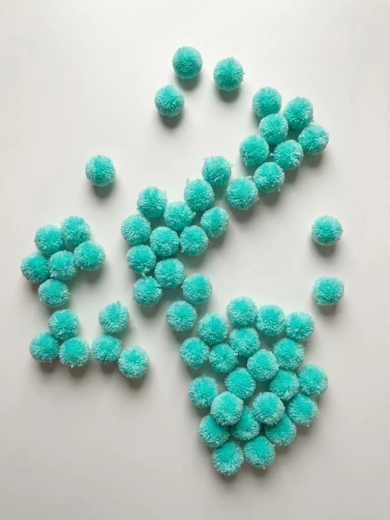 ORLON PONPON 2,5CM 500GR