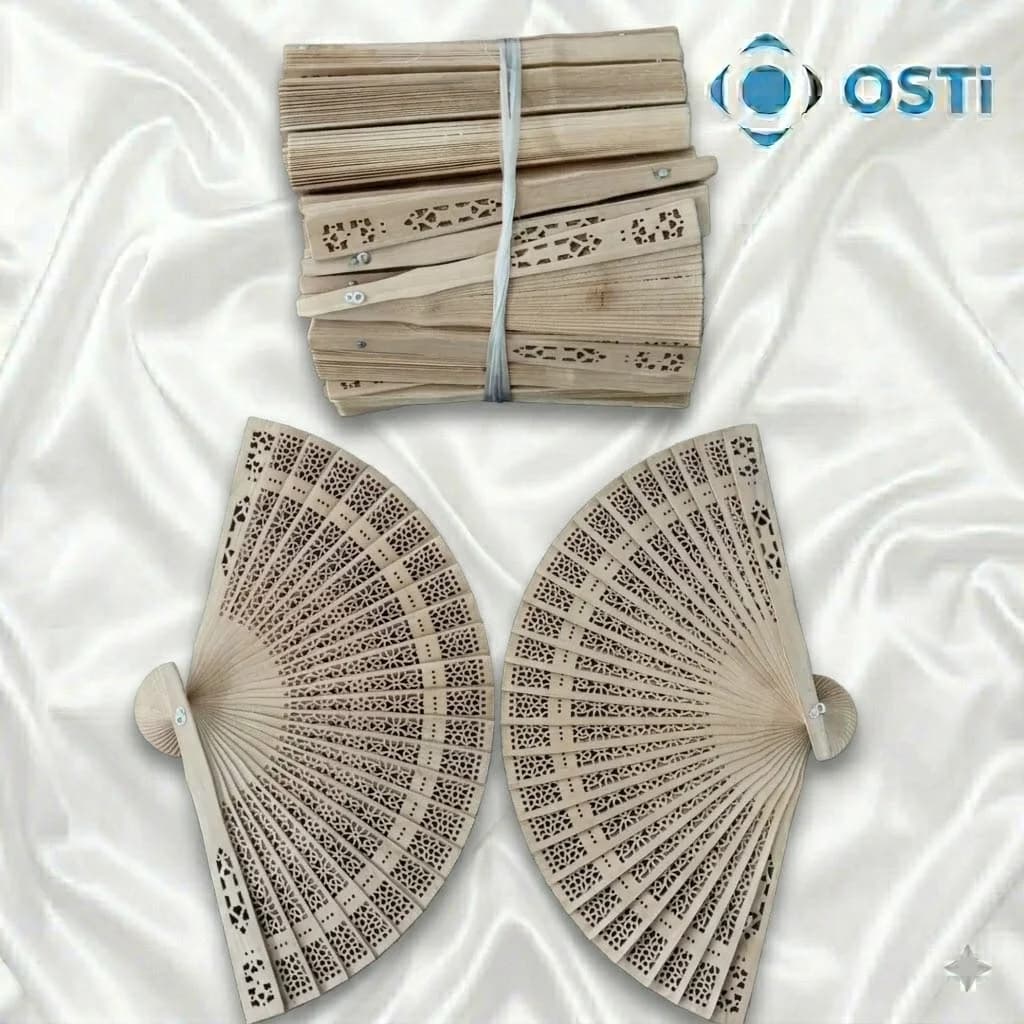 AHŞAP YELPAZE 50Lİ