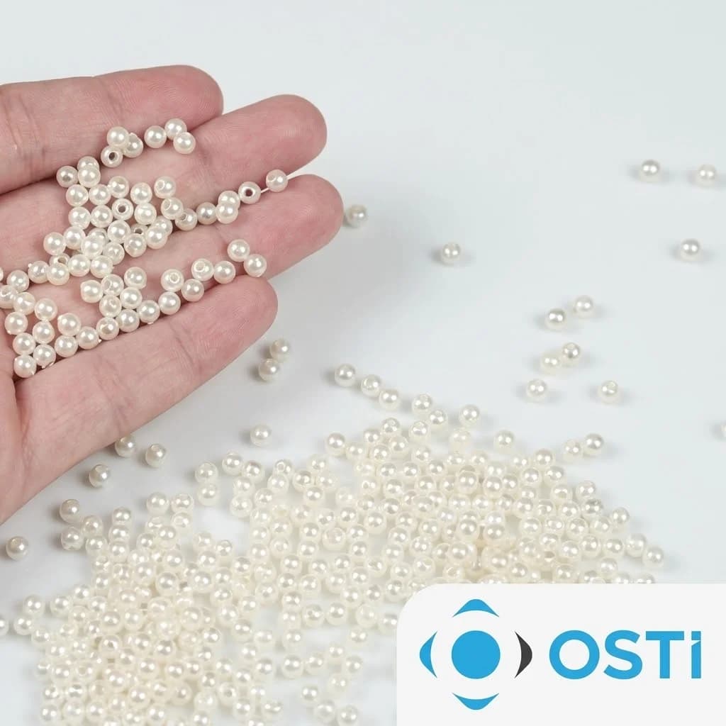 PLASTİK LÜX İNCİ BONCUK KREM