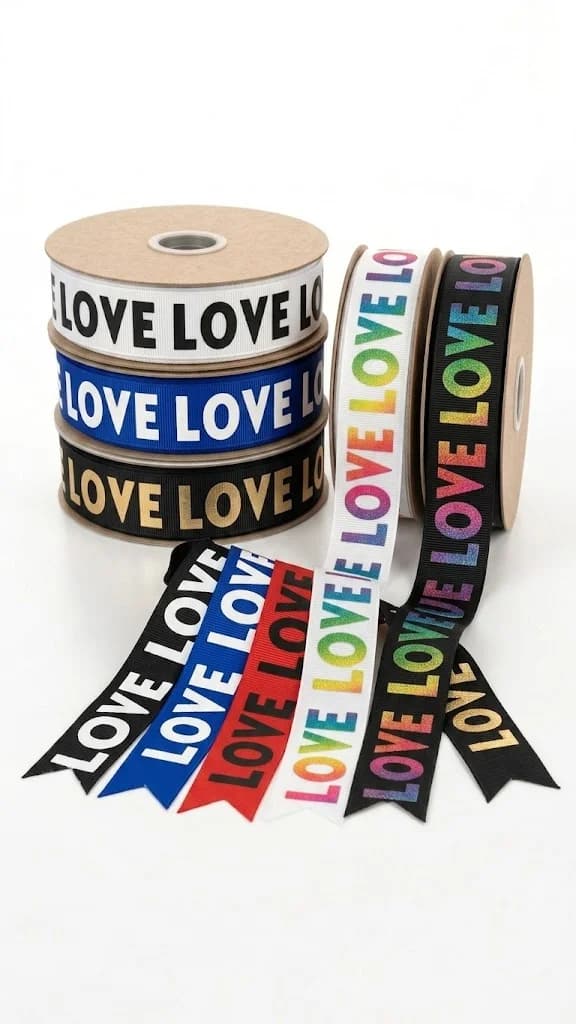 LOVE YAZILI GROGREN 2 CM 100 YARDA