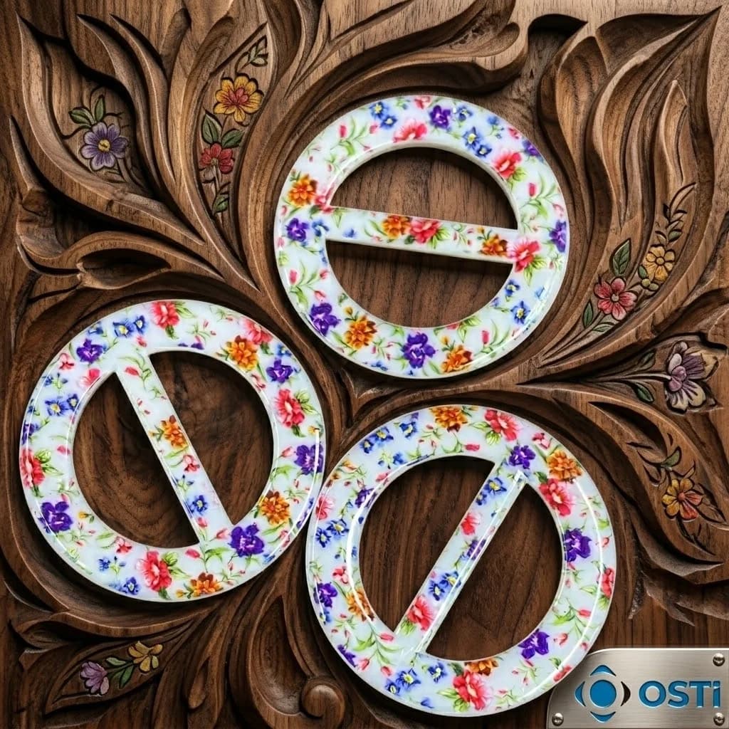 ÇİÇEKLİ KÜÇÜK TOKA 2CM 100'LÜ