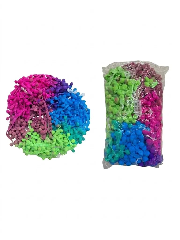 EBRULİ ŞERİT PONPON 1 CM 25 YARDA