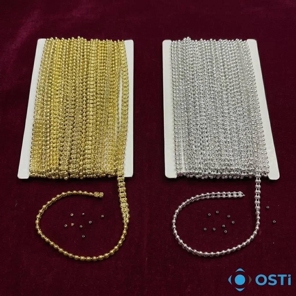 TOP ZİNCİR MOTİFLİ PLASTİK ŞERİT 10YARDA
