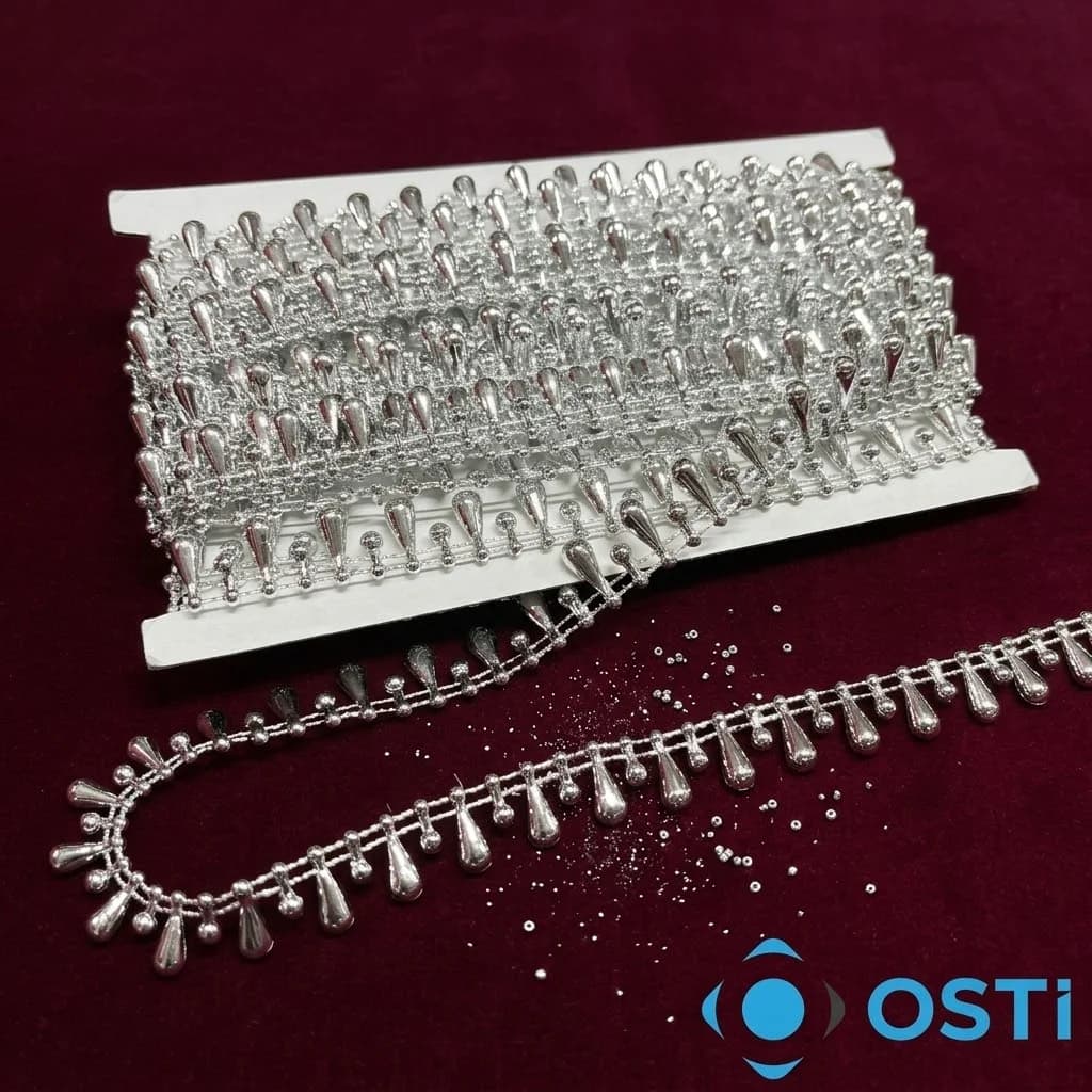 SU DAMLASI MOTİFLİ PLASTİK ŞERİT 10YARDA