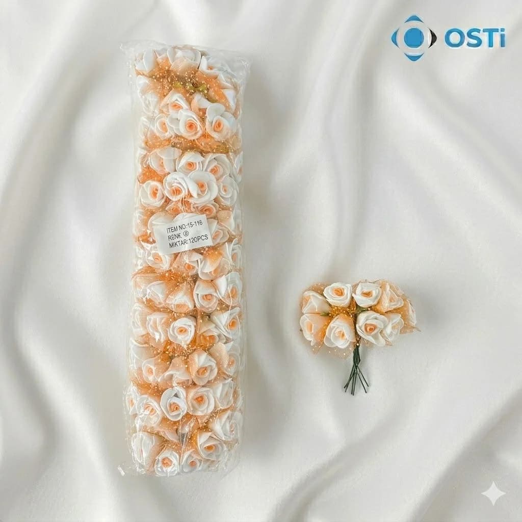 ÇİFT RENKLİ LATEKS GÜL